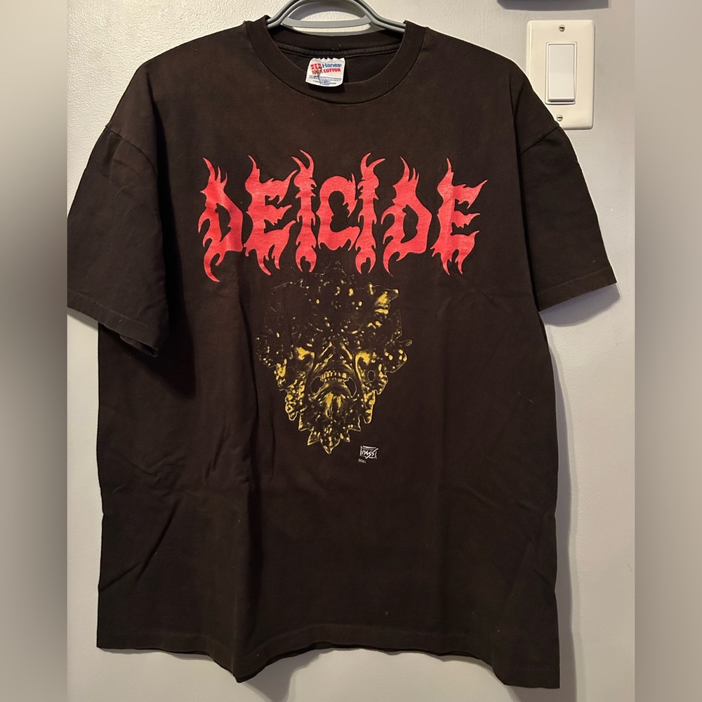 1995 Vintage Decide Behind The Light Death Metal Band Tee